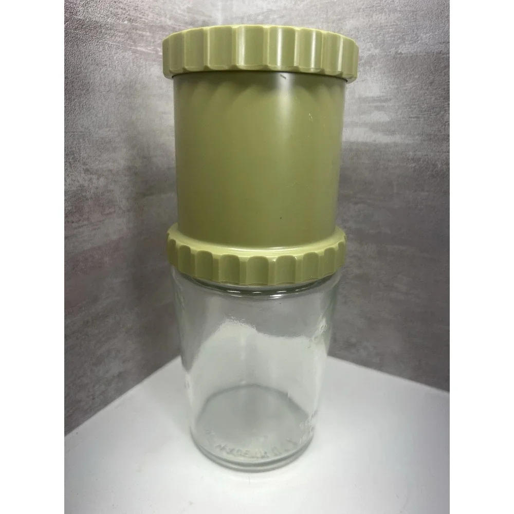 Vintage Avacado Green Acme Table Cheese Grater 8